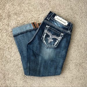 Rock Revival Lynkai Easy Stretch Capris